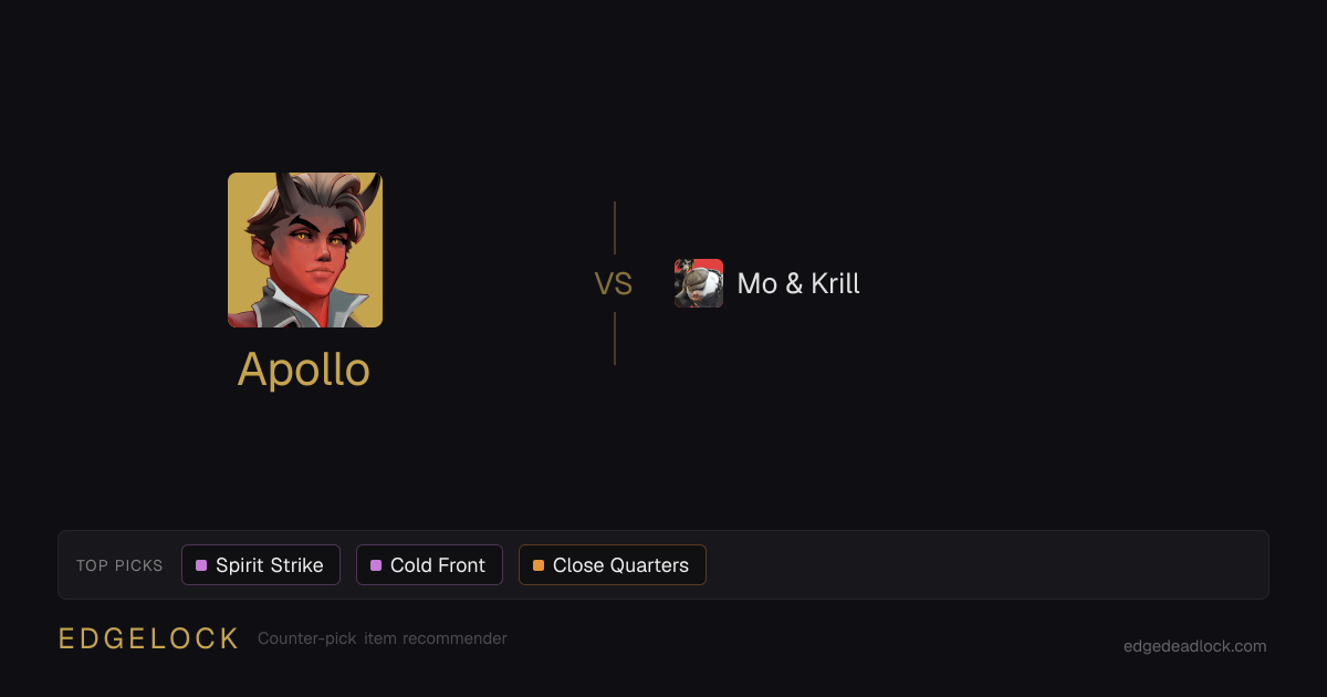 Apollo Counter Build | Edgelock