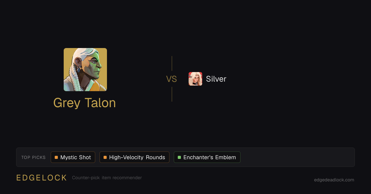 Grey Talon Counter Build | Edgelock